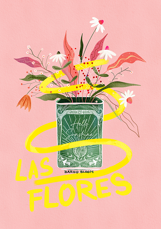 Las Flores - Blechdose