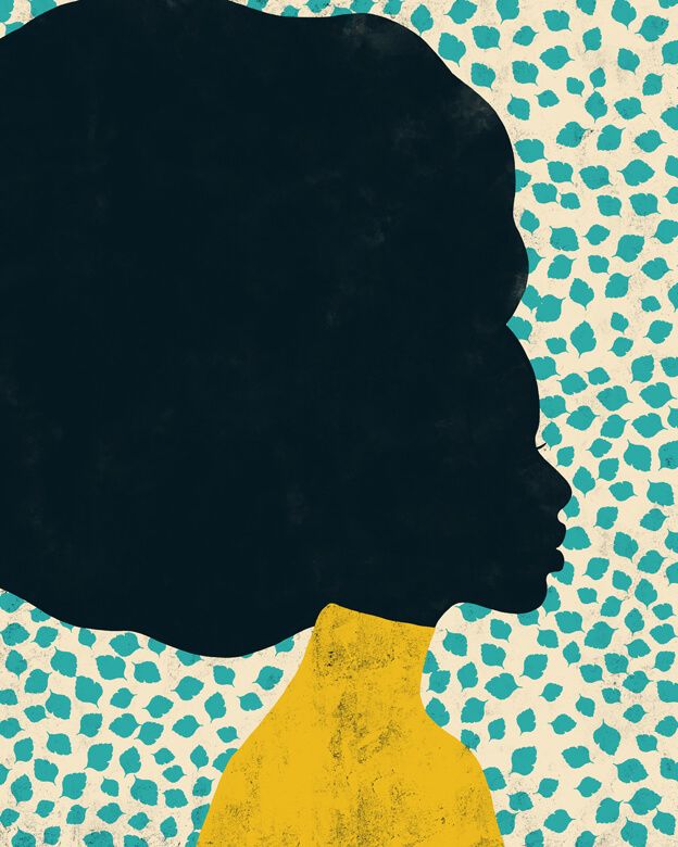 Afro - Blätter