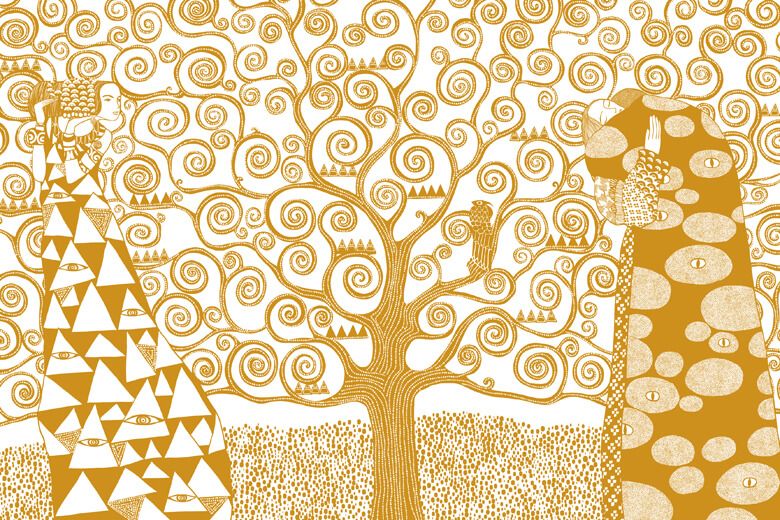 Baum des Lebens - gelb