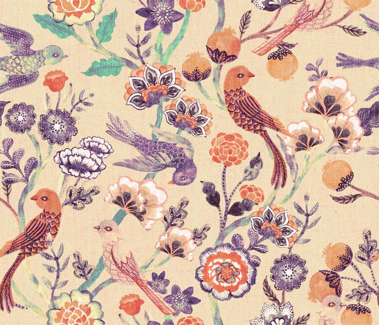 Indischer Chintz - Paradies