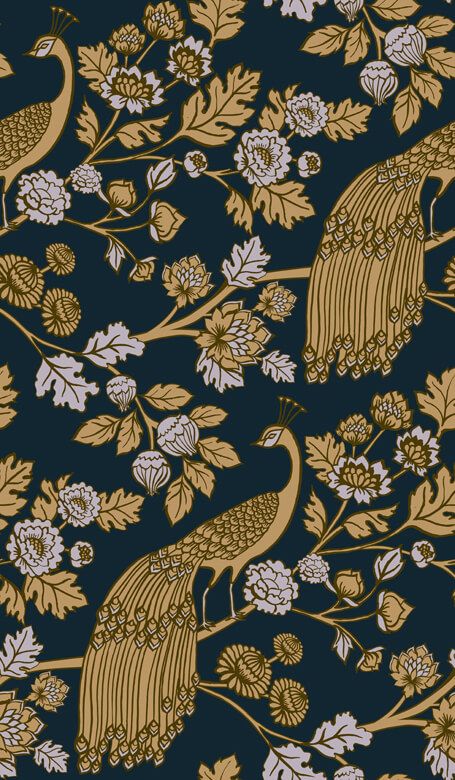Pfauengarten – Midnight Gold
