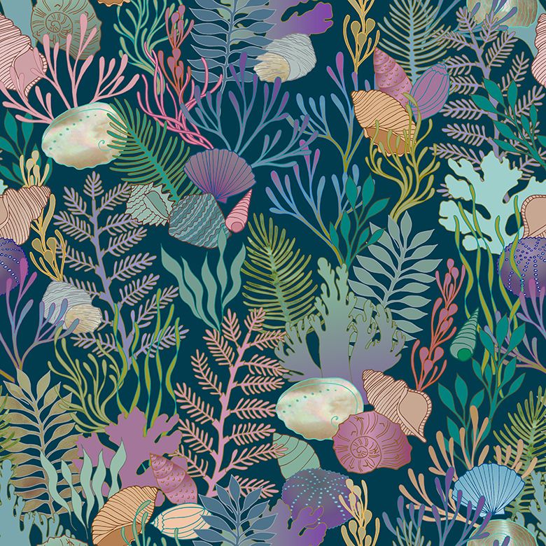 Seashells and Sea Dreams - Purple