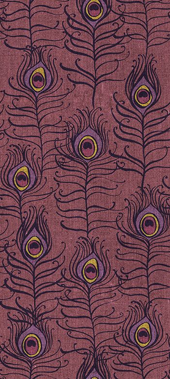 Peacock Feather Nouveau - Amethyst