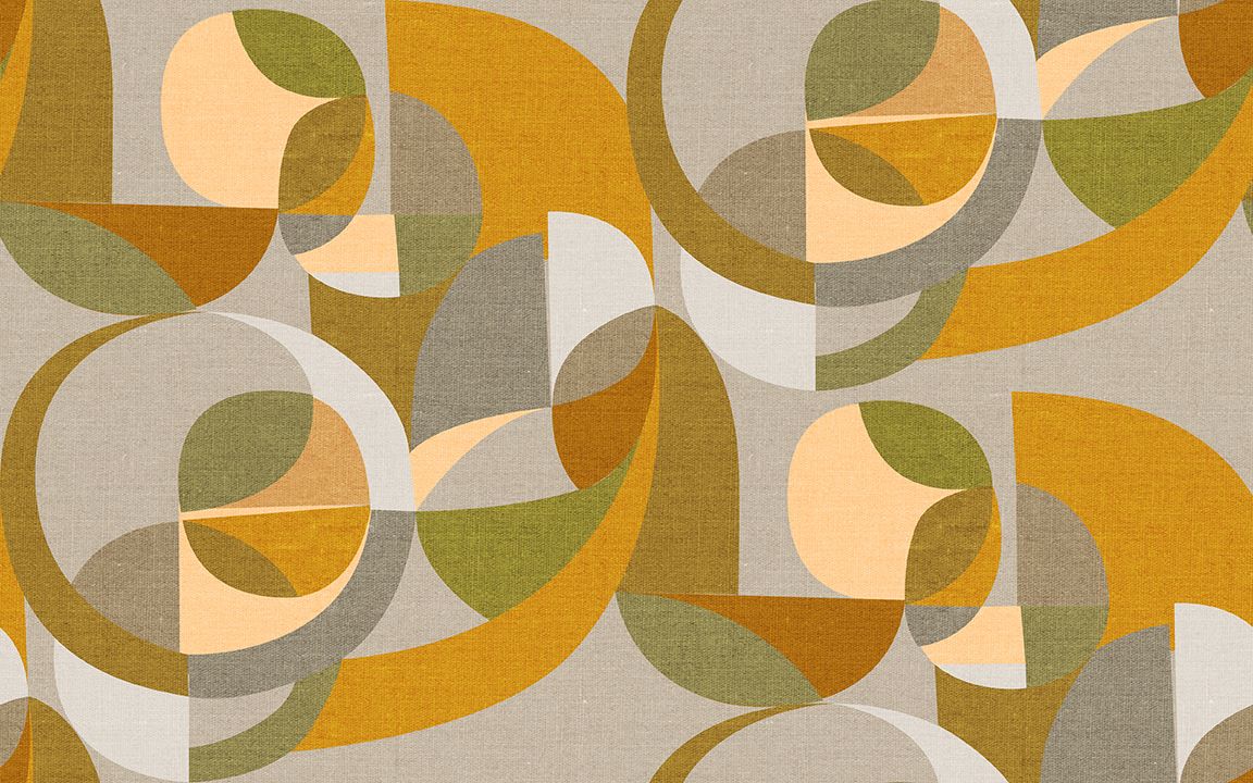 Modern Circles - Gold Silver