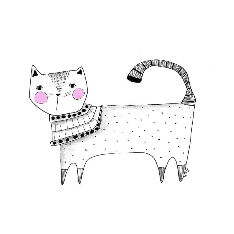 Lillycat mit dem Kragen
