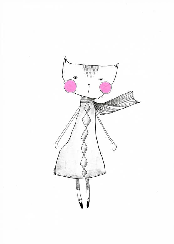 Lillycat mit dem Schal