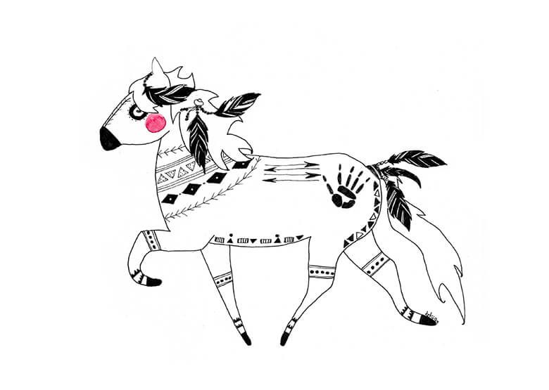 Indianerpferd