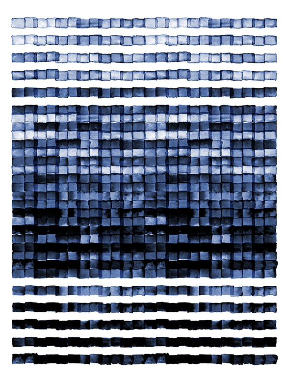 Wasserfarben Mosaik