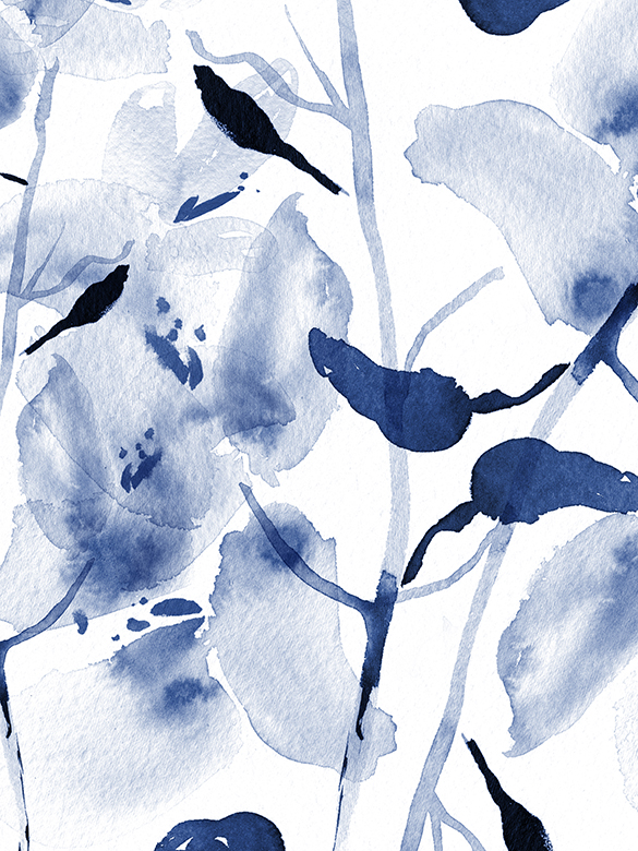Zarte blaue Blumen