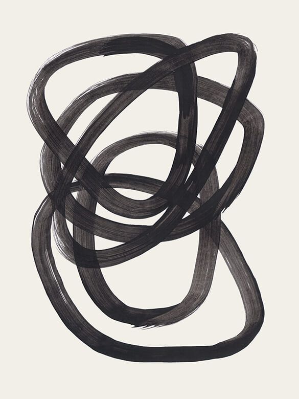 Black Ink Spirals