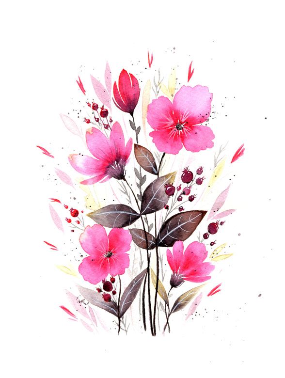 Zarte Sommerblumen