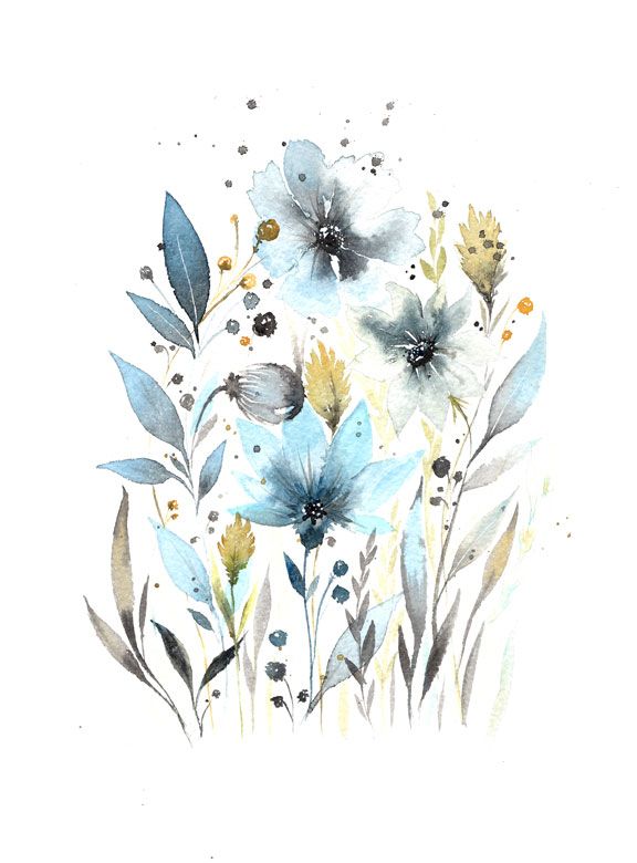 Zarte türkise Blüten