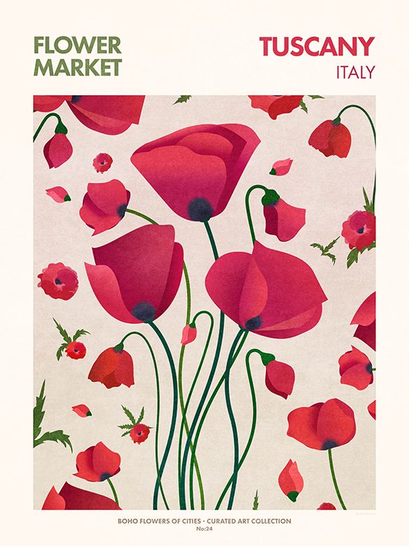 Blumenmarkt - Toskana