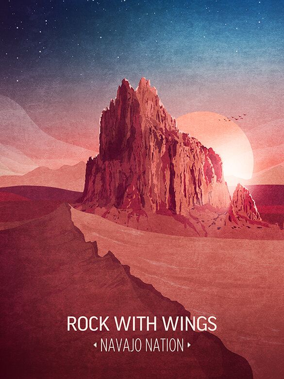 Rock with Wings - Navajo Nation