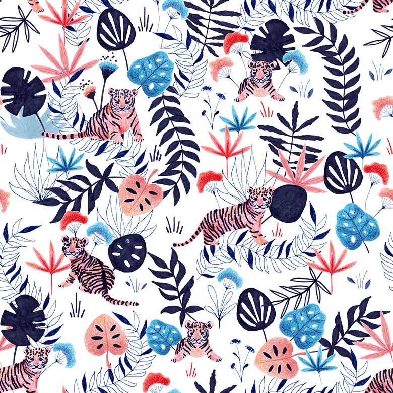 Tigerbabys Muster