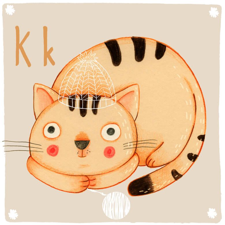 Buchstabe K – Katze