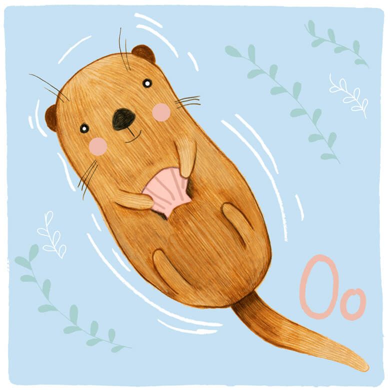 Buchstabe O – Otter