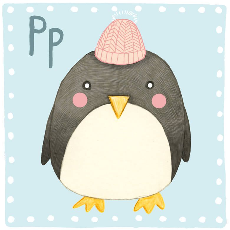 Buchstabe P – Pinguin