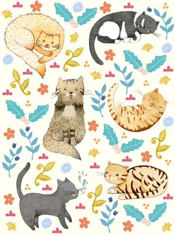 Katzen – Muster