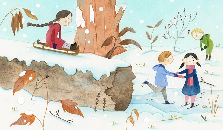Winter - Kleine Leute