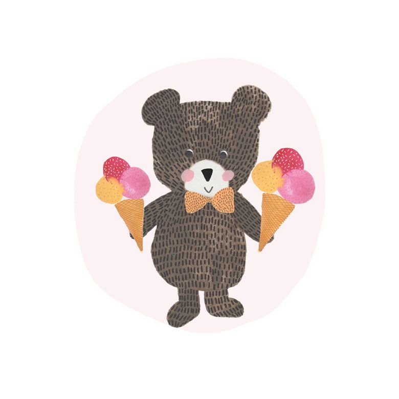 Eiscreme-Bär