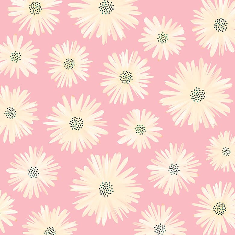 Verspielte pinke Blüten