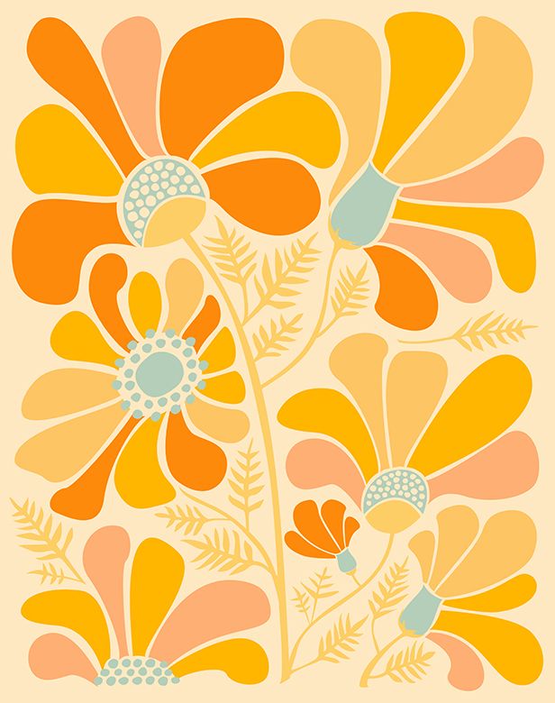 Sonnige Wildblumen