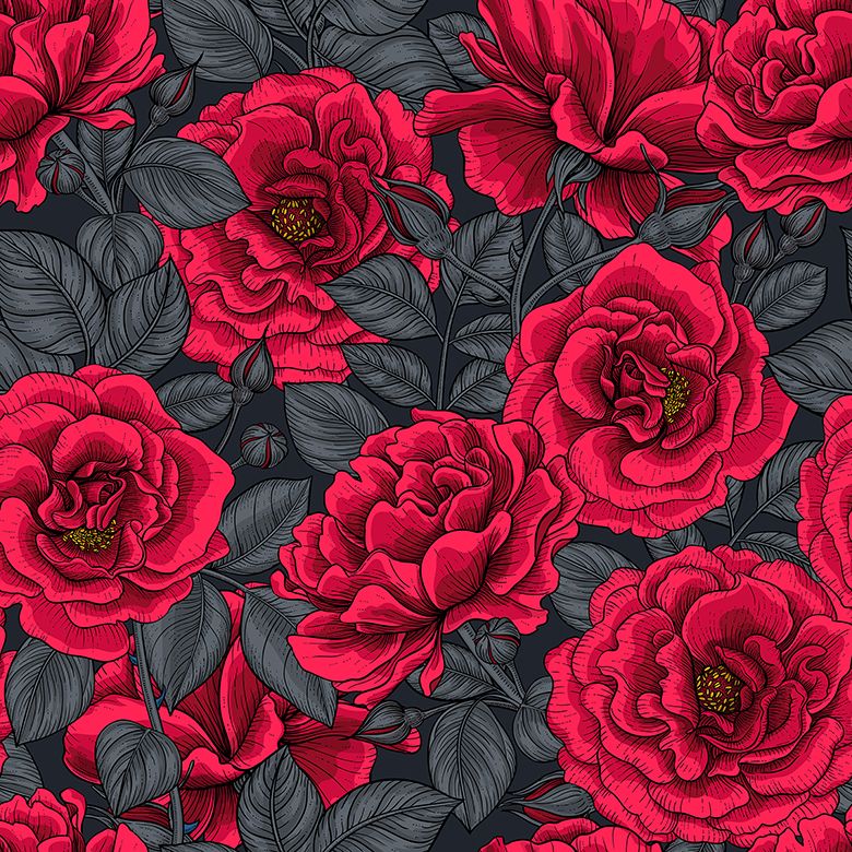 Rosengarten - Rot