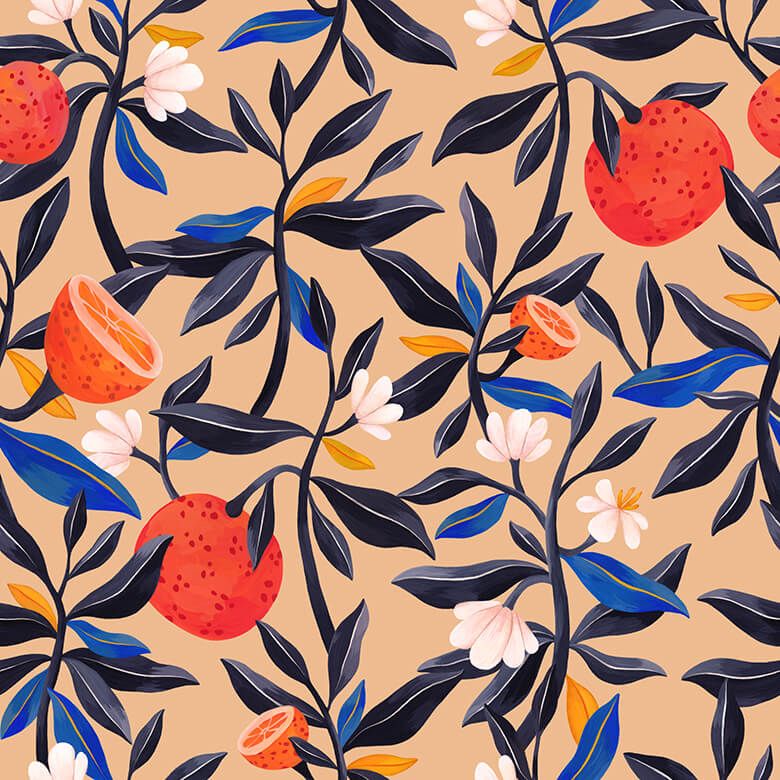 Orangen - Muster