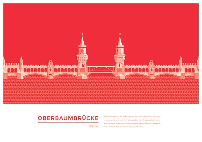 Architektur - Oberbaumbrücke Berlin