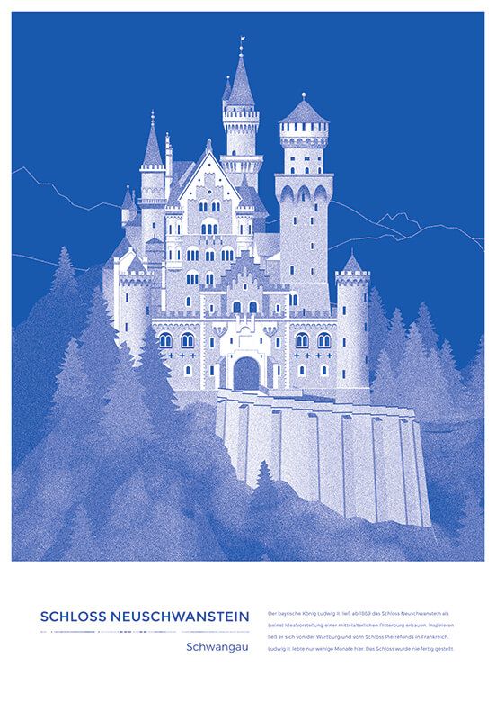 Architektur - Schloss Neuschwanstein Schwangau