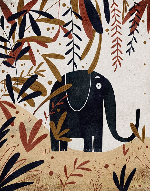 Elefant im Dschungel
