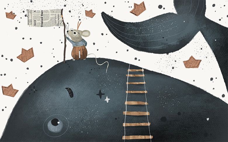 Kleine Maus auf großer Reise