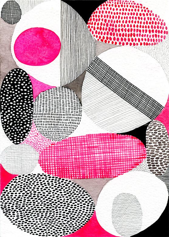 Mid Century Mordern - Pink