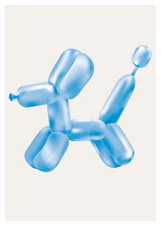 Balloon Dog - Blau