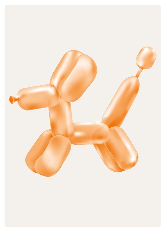 Balloon Dog - Orange