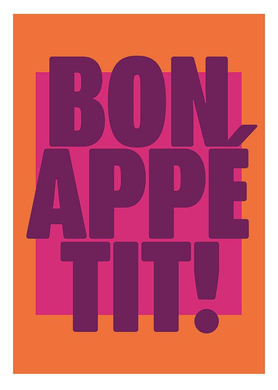 Bon Appétit - Orange